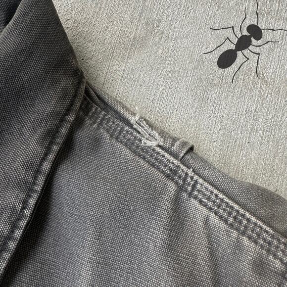 Vintage Y2K Carhartt J97 GVL SMALL gray Detroit work wear jacket - Picture 5 of 9